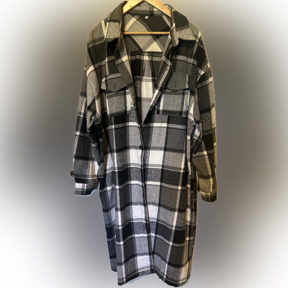 Plaid Long Coat
